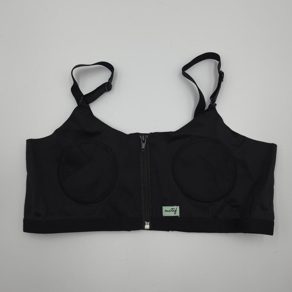 Motif Medical Hands-Free Pumping Bra in Black Size XS-L
